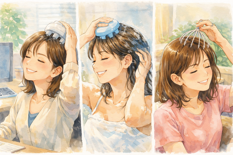 ヘッドマッサージ グッズは「悩み別」で選ぶのが最短ルート