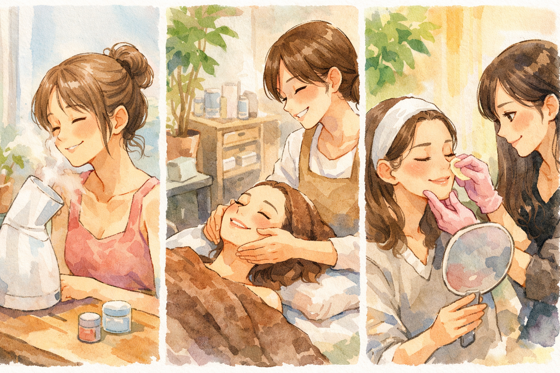 フェイシャルケアのひととき