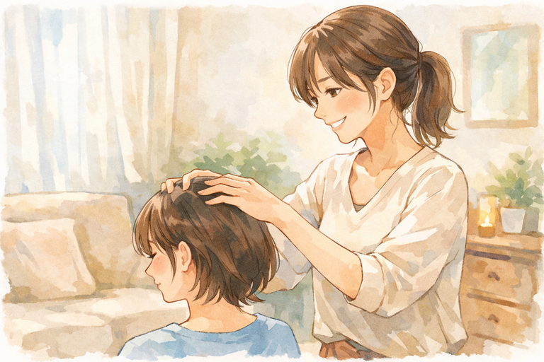 ヘッドマッサージのひととき