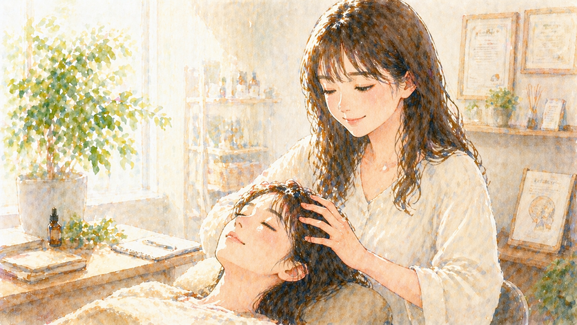 ヘッドマッサージの作用|なぜ「眠れる・スッキリする」のか