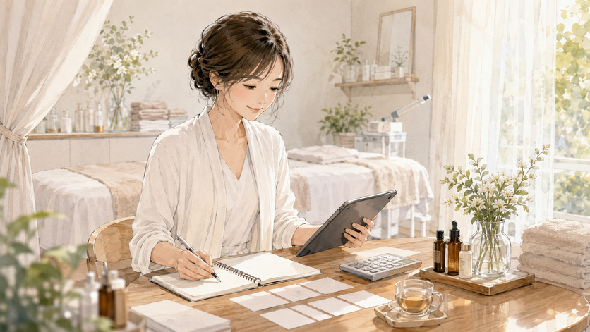 エステサロンのメニュー料金設定
